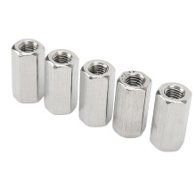 Koblingsmutter for bolter, bolter, maksimalt moment, M10Hex-koblingsmutter, rustfritt stål, ikke-oksiderende, seks siders design,