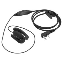 Căști hands-free cu formă de G și microfon PTT pentru Motorola Crystal Sound Clarity, izolare zgomot confortabilă cu un singur fir, utilizare