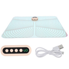 Portable And Multi Functional EMS Foot Massage Mat For Home Or Office Use TENS Massage Technology Waterproof PU Leather Surface Slip Resistant Rubber