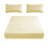 Ensemble de literie noir : drap plat et taies d'oreiller, taille standard 2