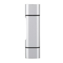 Universeller Speicherkartenleser, superschnelle Datenübertragung, Plug-and-Play-USB-C-Adapter, zwei Kartensteckplätze, integrierter TF- und