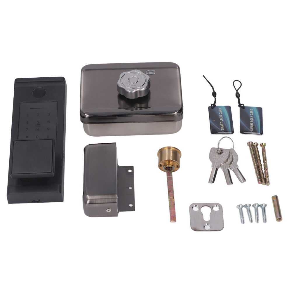 Electronic Smart Door Lock Smart Locks Keyless Entry Door Lock Fingerprint Identification High Temperature Resistant Oxidation Resistance Encryption 9191629225804