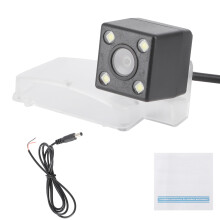 LED-Rückfahrkamera mit Rückfahrkamera, hochauflösendem Weitwinkel (170), IP68 wasserdicht, Nachtsicht, universeller Kfz-Halterung, einfache