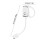 Lampe de lecture rechargeable à pince blanche 3