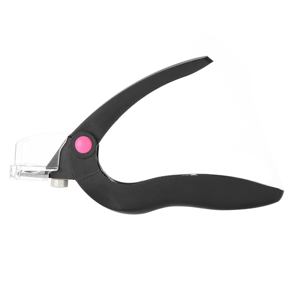 Ergonomic Curve Handle Nail Clippers With Triple Cuts Sharp Blade And Adjustable Nail Tip Cutter Dial Sizer For Acrylic Gel Fake Nails Professional
