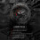 Black Carbon Fiber Sport Watch 50M 4.5cm Dial 4