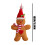 Gingerbread Man Ornament Felt Christmas Decoration 2
