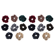 Comfortable Hair Ties Velvet Material Large Hair Bobble Soft Hair Accessories For Thick Hair Elastic Scrunchies With Durable Rubber Band Ideal For