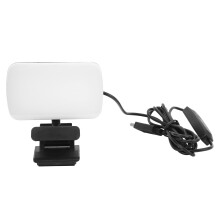 Clip On LED Light for Laptop, USB C Rechargeable LED Fill Light with Soft Eye Friendly Lighting Three Lighting Modes Adjustable Brightness