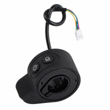 Acelerador sensível para patinete elétrico, construção durável, compatível com motor de corrente contínua, design com interruptor integrado,