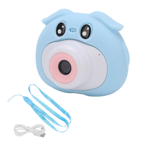 Μίνι βιντεοκάμερα για νήπια Piggy Style με αντιολισθητική λαβή, 16 φίλτρα και 27