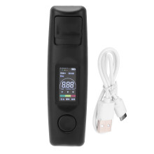 Pocket Alcohol Tester With Rechargeable Battery And Fast Detection Time Intelligent Semiconductor Sensors LCD Color Screen For On The Go Testing