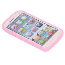 Kids Pink Touch Screen Phone Learning Toy, Plastic, Battery-Powered