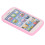 Kids Pink Touch Screen Phone Learning Toy, Plastic, Battery-Powered 1