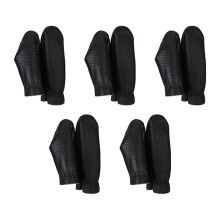 5 Sets/10Sets Thumb and Finger Thimble, Leather Thimble Finger Protector Leather Finger Cots for Sewing