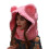 Bear Ear Knit Scarf Hat with Thermal Face Cover 6
