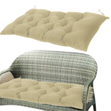 Indoor/Outdoor Bench Cushion, Swing Cushion, Thicken Patio Bench Rocking Seat Pad for Lounger Garden Patio Lounger Bench,19.7(W)x39.4(L), Khaki