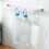 Small Shoe Rack Plastic Wall Mount 1 Tier Organizer, Space Saving and Easy Assembly Modern Hanging Shoe Rack (White) 4