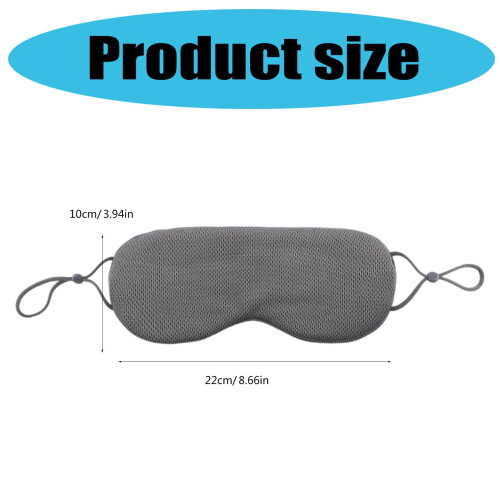 Cooling Ice Silk Sleeping Eye Mask Adjustment Strap Contoured Design Blocks Light For Sensitive Sleepers 2