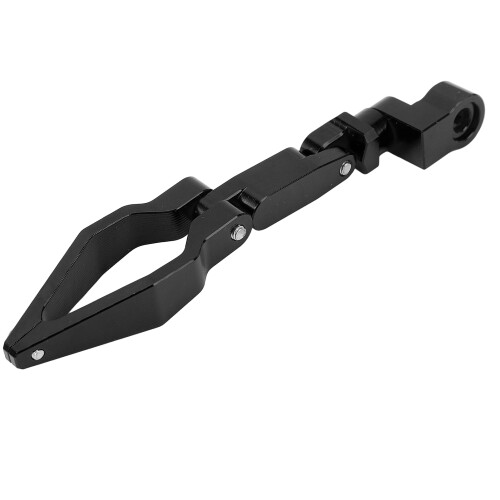 Oil Pipe Cable Clip Aluminum Alloy Foldable, Black 2