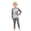 Boys Thermal Pajamas Long Sleeve Two-Piece Set with 3