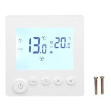 Teirmeastat Taispeántais LCD Rialaitheoir Teochta Cliste In-ríomhchláraithe Córas Téimh Leictreach Rialú Micriríomhaire Braiteadh Cruinn