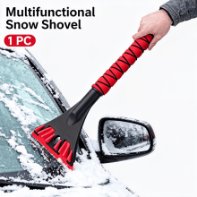Detachable Snow Shovel & Heavy Duty Ice Scraper Combo – Scratch-Free, Multi-Functional, Vehicle Safe, Compatible with Cars