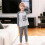 Boys Thermal Pajamas Long Sleeve Two-Piece Set with 7