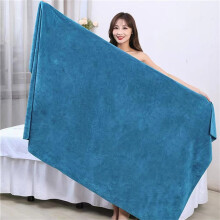 Oversized Turkish Cotton Bath Sheets 32x70 Jumbo Bath Towels 400 GSM Terry Cloth Extra Large and Thick for Bathroom Pool Beach 1 Pack Blue