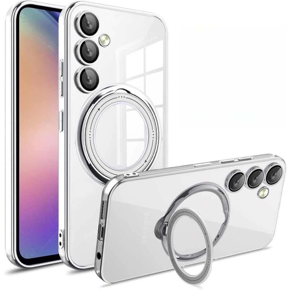 Magnetic Phone Case With Finger Ring For Samsung Galaxy S24 9336866061574