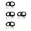 4Sets Dichtungsset Toilettenring Camping Wc Ersatzteile 4