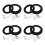 4Sets Dichtungsset Toilettenring Camping Wc Ersatzteile 8