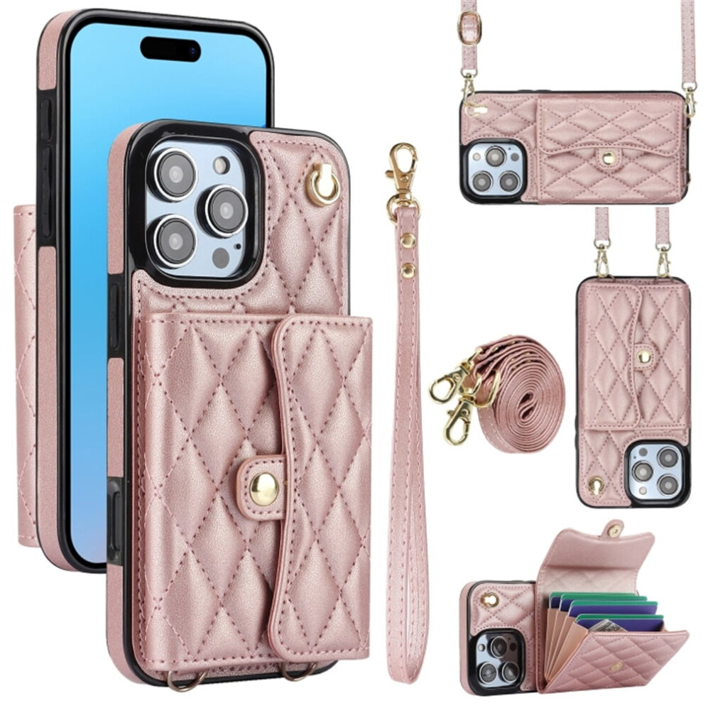 Rfid-Blocking Magnetic Flip Wallet Case For Iphone 16 Pro 9418476986239