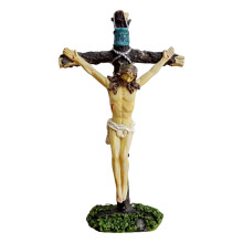 Crucifix Wall Cross – Jesus Statue Catholic Hanging Cross for Religious Wall Art, Compatible with Home Décor