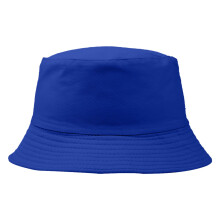 Unisex katoenen bucket hat, ademende en opvouwbare zomerhoed – donkerblauw, geschikt voor alle hoofdmaten.