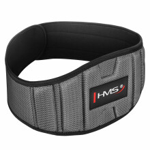 XXL Trainingsgürtel, Grau - Verstellbare Fitnessstütze