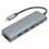 USB C Hub6In1With HDMI4K Display Port And Thunderbolt3Host Compatibility, Multifunction Network Adapter Featuring High Safety Factor And 5