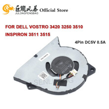 0RFF51 NS75C40 0RFF51 DFS5K12114464P DC28000WFF0 CPU Fan 4Pin DC5V 0.5A For Vostro 3420 3250 3510 Inspiron 3511 3515
