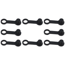 Black Brake Bleed Nipple Dust Cover for Car ATV Caravan 8
