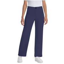 Boys School Uniform Pants Chino Pants for Toddler to Youth Girls Kids Adjustable Waist Cotton Regular Slacks Blue 13-14 Years