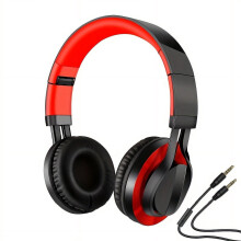 Foldable Wired Headphones with Mic, Compatible with Phones/Laptops/MP3 Players, Ideal for Study, Music, Calls & Conferences
