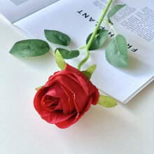 Rose bulgare artificielle pour décoration intérieure (1 pièce)