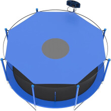 Sun Protection Cover for Outdoor Backyard Playgrounds,Easy Installation Trampoline Sun Shade Cover,UV-Resistant Trampolines canopy 8 to 16 FT