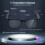 144-Language Translator with Blue Light Filter, Polarized Lenses, Low-Latency Audio, Mic/Speaker, AI Assistant, Compatible with iOS/Android, USB 1