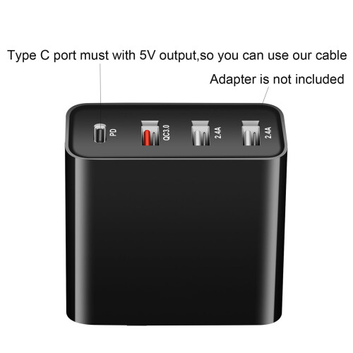 Τροφοδοτικό USB C για εξάλειψη μπαταριών AAA με διακόπτη Αντικατάσταση 4 μπαταριών AAA 2