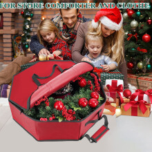 Sac de rangement pour sapin de Noël, sac de rangement imperméable avec poignées pour sapin de Noël, sac de rangement pour couronne de Noël, sac