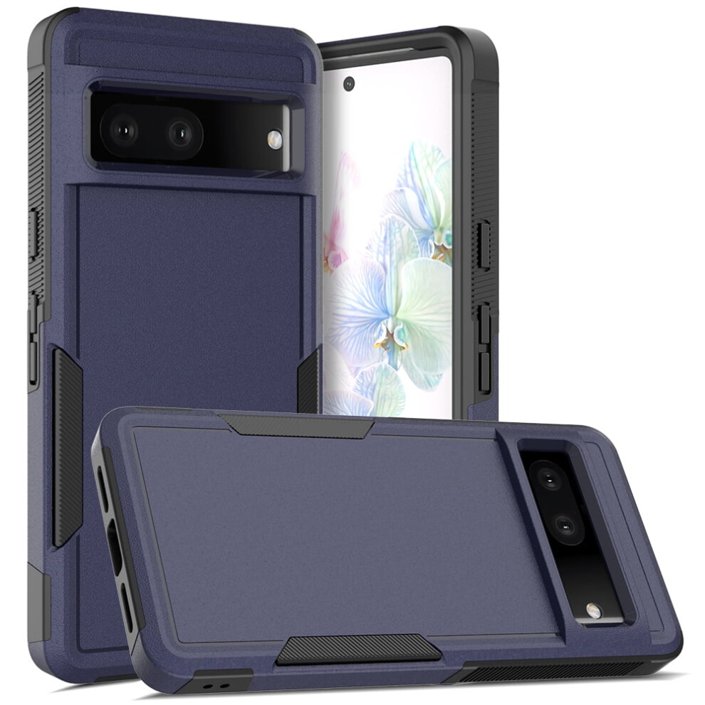 Defender Case For Google Pixel 7 – Heavy-Duty, Dustproof, Shockproof, Non-Slip Rugged Cover, Blue 9485826626411