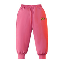 Baby Boys Girls Elastic Windproof Down Pants Lightweight Warm Snow Pants Hot Pink 13-14 Years