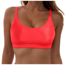 Kvinnors sport-BH bikiniöverdelar rund halsringning baddräkter vadderade badtoppar endast yoga-BH tränings-Crop Top