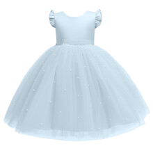 Girls Tutu Sundress Ruffle Sleeve Princess Dress 8-9 Years